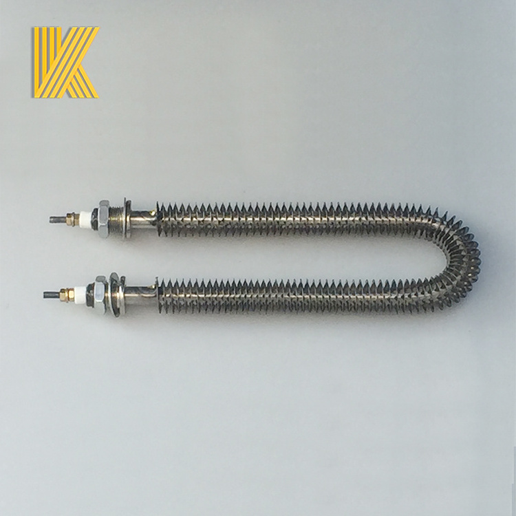 Customized Industrial air heater Spiral finned air heating element