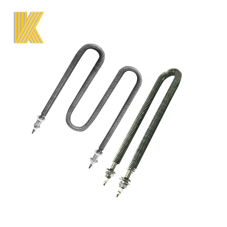 Electrical Resistance Heat Rod Stainless Steel Fin Heating Element Air Duct Tubular Heaters With Fins