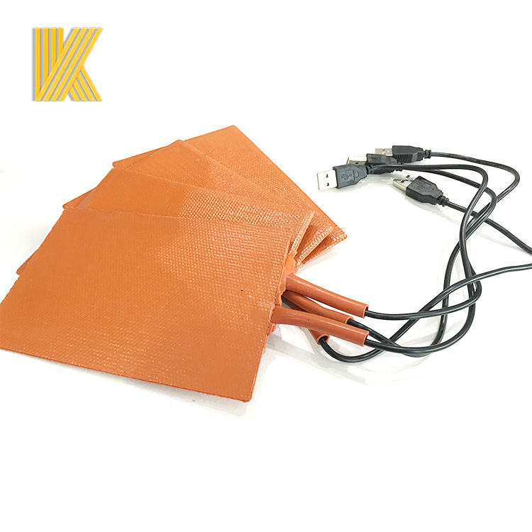 electric 50C moisture-proof silicone heating pad for battery cabinet