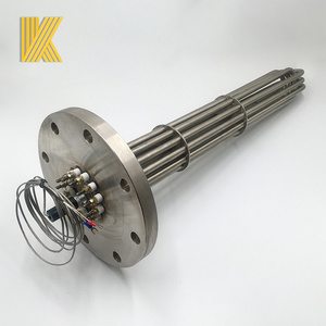 Customsized Industrial Fuel 380V 15Kw Oil Tank Tubular Heating Element Electric Flange Immersion Heater