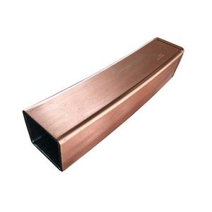 Silver Copper CCM Mold Tube Square & Rectangular Casting Polished Bright Red Copper Pipe Straight Copper Pipe Grade Product