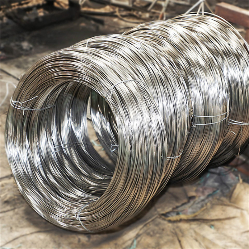 ASTM EN JIS high strength inox 304 316   hot rolled thin stainless steel wire 0.13mm ss410 stainless steel wire