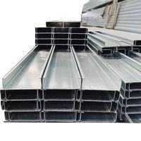 Q195 Q235B Q345B  Not Perforated C-profile Hot dip galvanized steel C Purline  ASTM BS DIN GB JIS