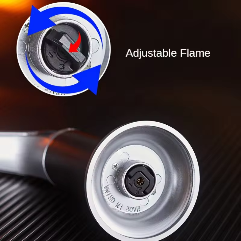 cigar blue flame lighter gun gas welding kitchen butane torch lighter