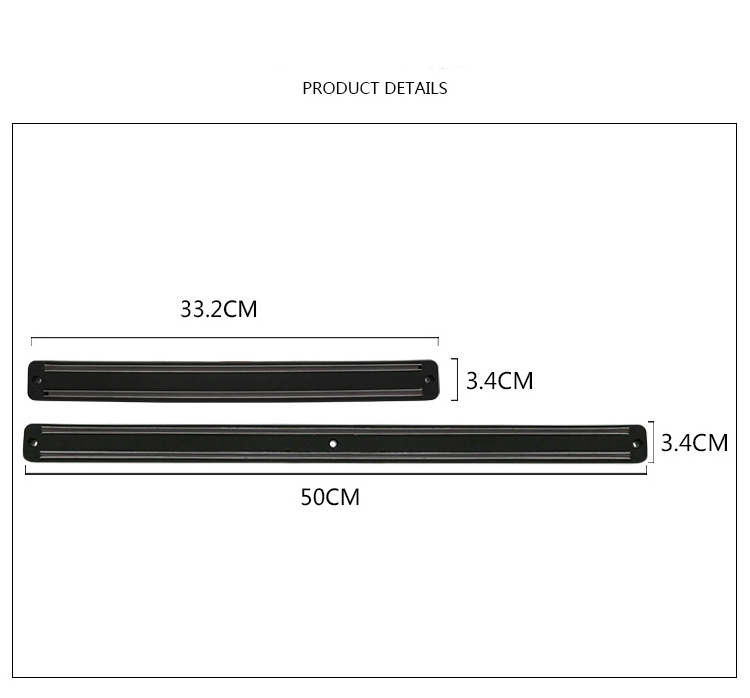 Hot Sale Strong Magnet 16 inch Stainless Steel Magnetic Knife Holder / Block / Strip / Bar for Kitchen Storage Magnet Knife Rack