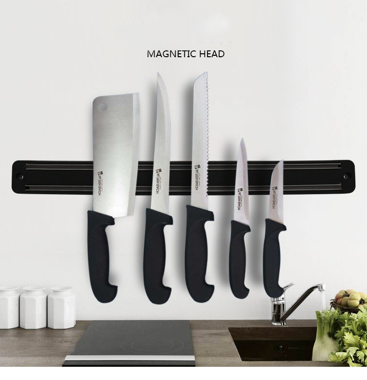 Hot Sale Strong Magnet 16 inch Stainless Steel Magnetic Knife Holder / Block / Strip / Bar for Kitchen Storage Magnet Knife Rack