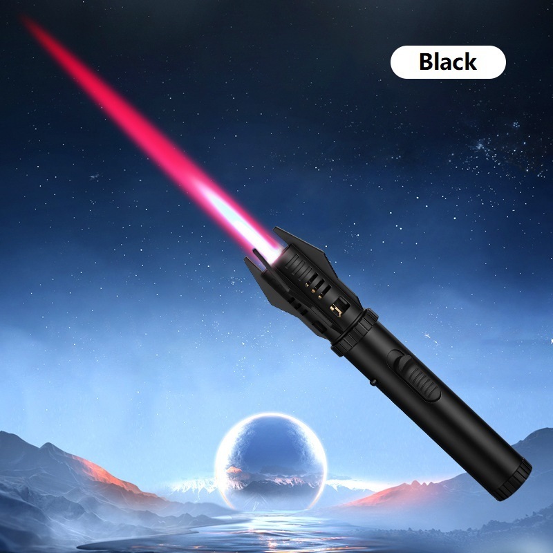 Newst Creative Butane Gas Metal Outdoor Torch Jet Flame Inflatable Luxury Outdoor Wind Proof Lighter