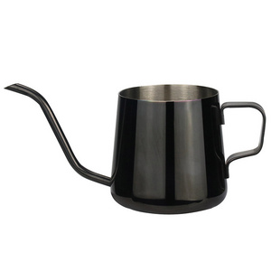 Low MOQ Black Coffee tools Stainless Steel Maker Drip Tea And Water Espresso Brewing Gooseneck Coffee Pot Kettle