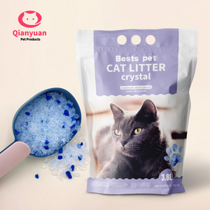 Wholesale High Quality Silica Gel Cat Litter None Dust Agglomeration Crystal Silica Cat Litter