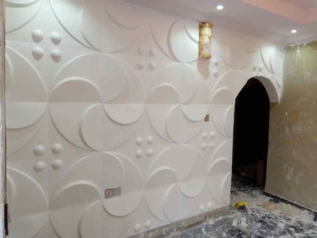 Plastic PVC 3D Wall Panel Waterproof interior decorative pvc panel 3d wall