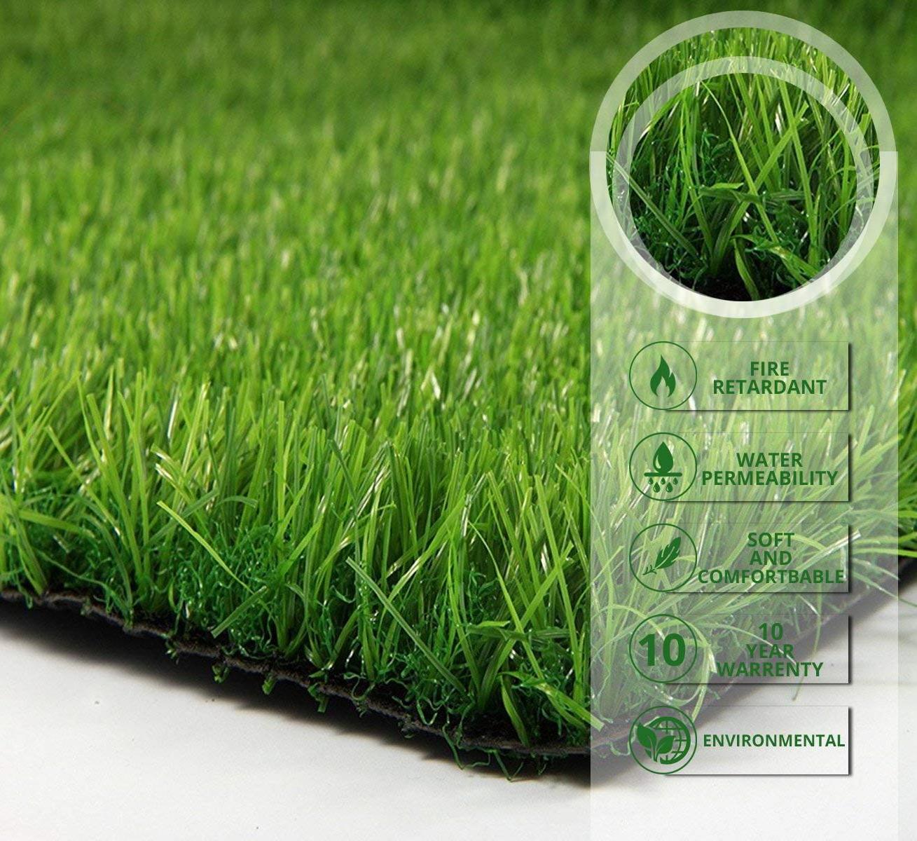 Artificial Grass 30mm Astro Garden Realistic Natural Turf fire resistant artificial grass artificial turf for dogs