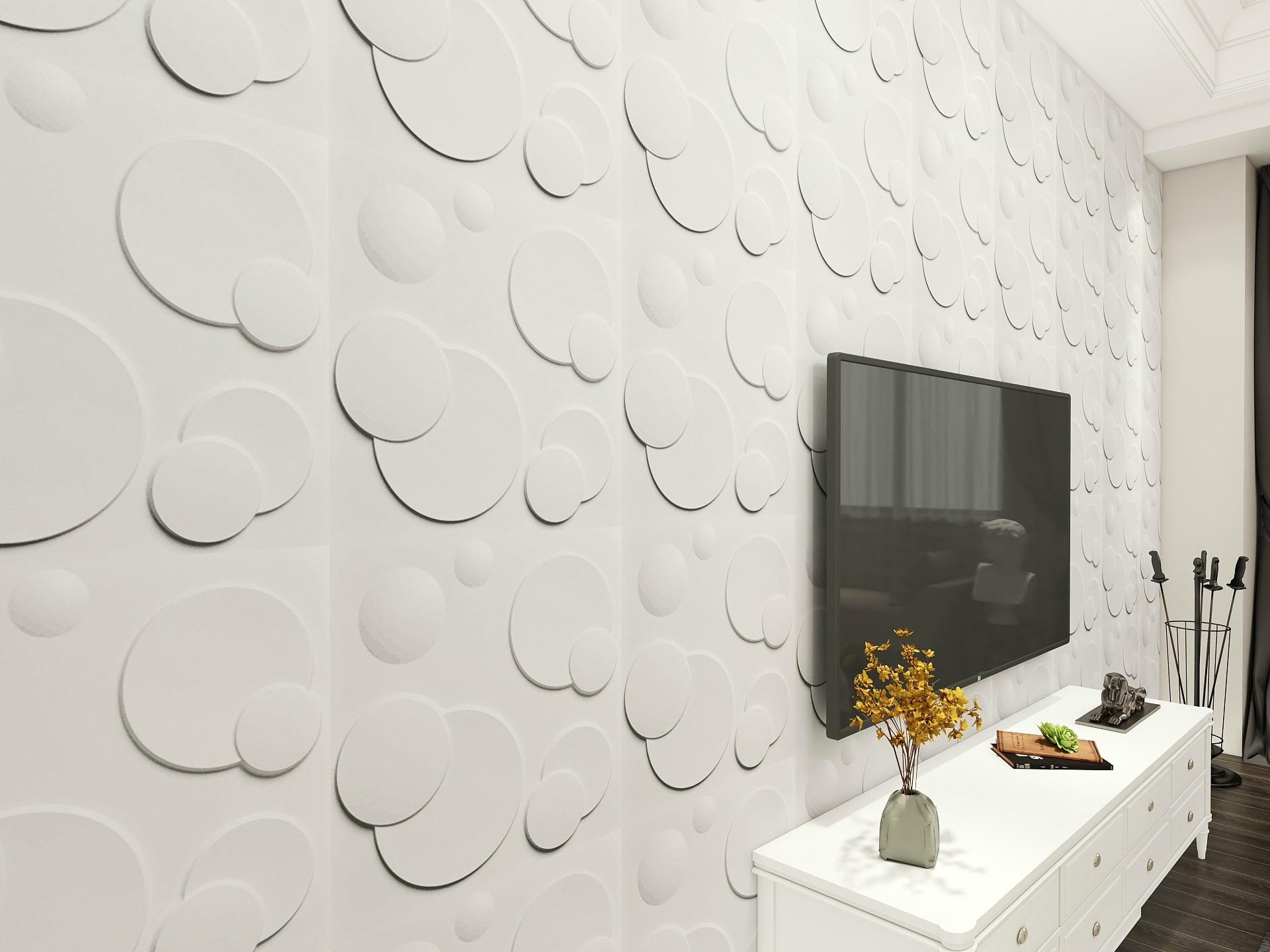 Factory price directly supply 3d wall panel for wall ceiling decoration Self-adhesive Pe Foam Wall Panel