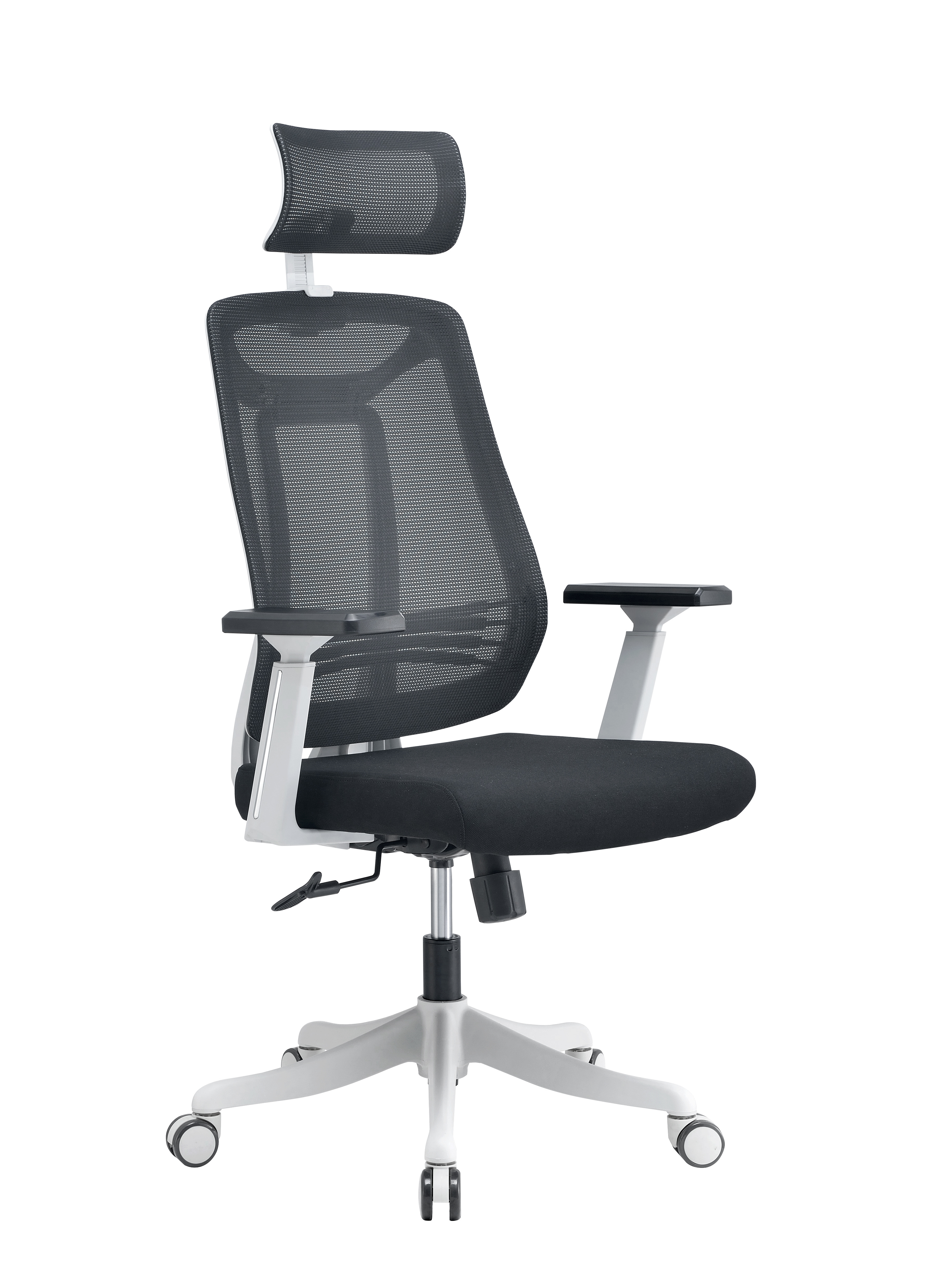 Pu Material Swivel Executive Office Chair Leather Ergonomic Computer Chair Office Chair Metal Base With Wheels