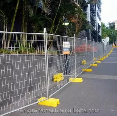 Easily Removable and Installation Australia 6 ft 8 ft Temporary Fence for Construction Site