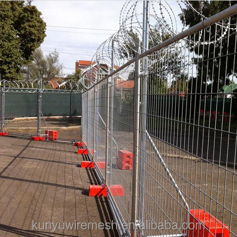 Easily Removable and Installation Australia 6 ft 8 ft Temporary Fence for Construction Site