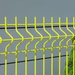 PVC Vinyl coated welded wire mesh fence  3D home use garden fence