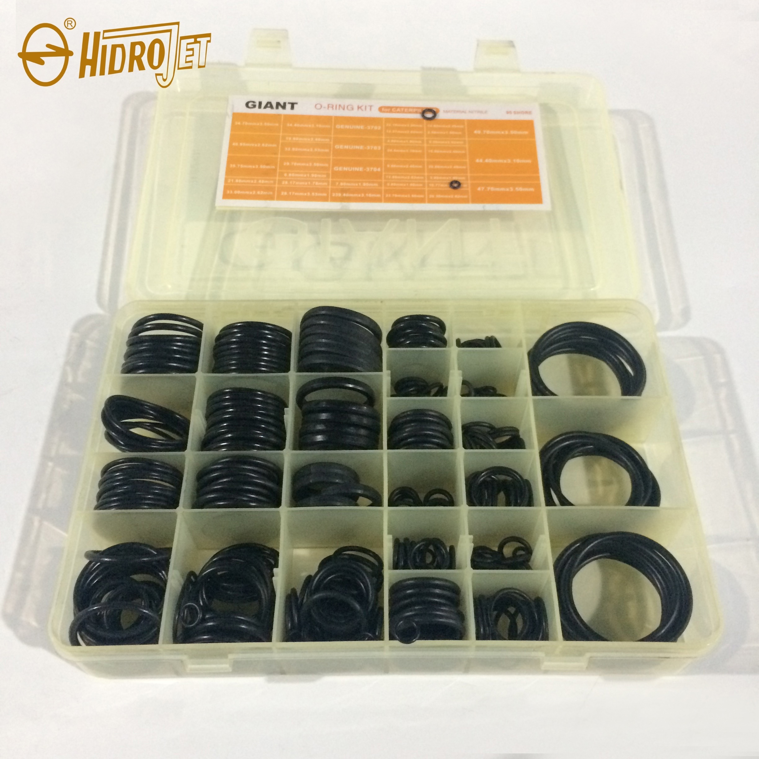 High Quality 90 SHORE 396PCS O-RING Kit Fit For Excavator O ring box seal kit repair gasket