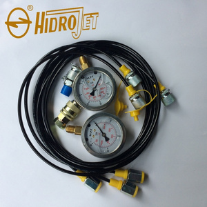 Precise excavator pressure gauge hydraulic pressure test kit