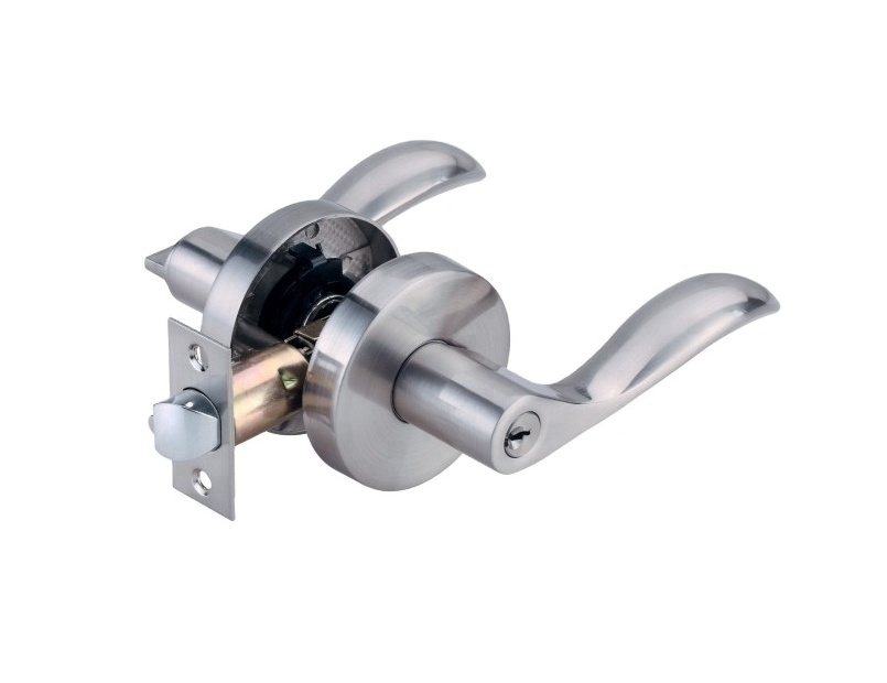 High Quality  Door Handle With Bedroom/bathroom/interior Door Manual Leverset Lock Door Lock