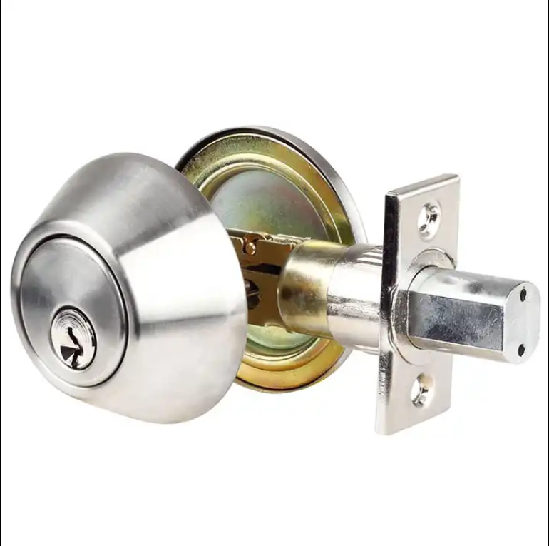 Single Cylinder Deadbolt, Modern Deadbolt Lock With Keys, Door Locks With Deadbolt For Front Door Entrance