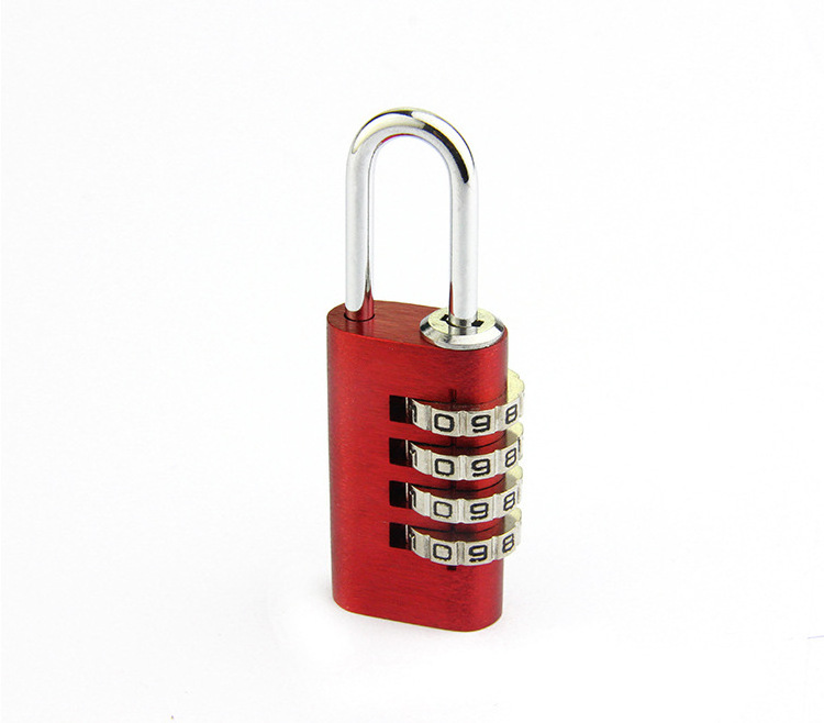 Hot Selling High Quality Ajf Multi Color Aluminium Digital Combination Padlock Luggage Lock