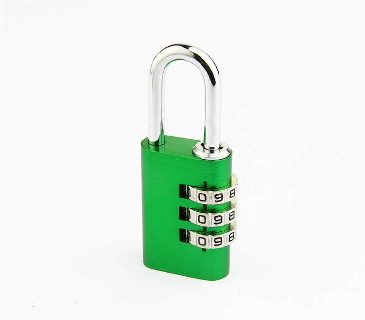 Hot Selling High Quality Ajf Multi Color Aluminium Digital Combination Padlock Luggage Lock