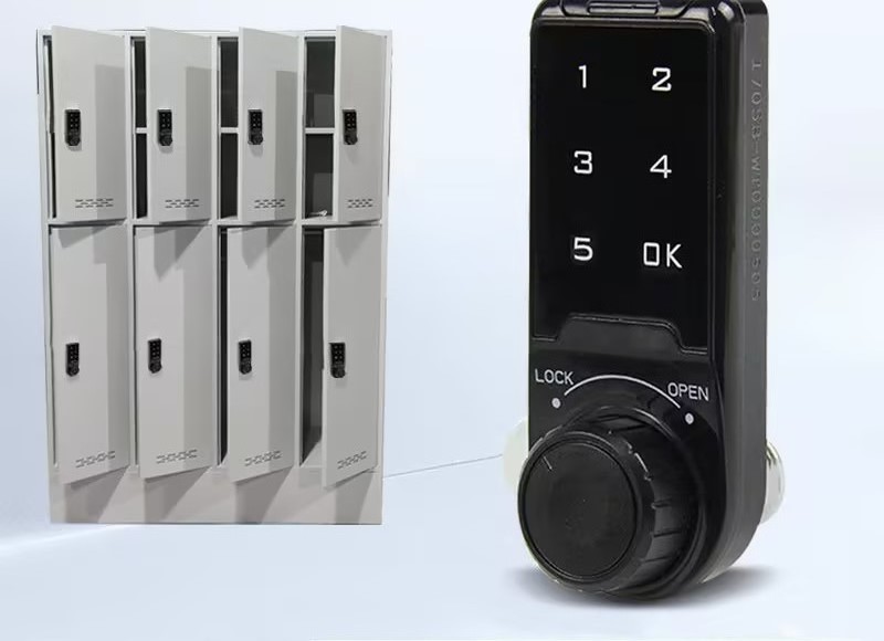 Public Gym Keypad 5 Numbers Password Closet Keyless Drawer Locker Electronic Cabinet Digital Cam Lock