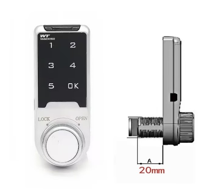 Public Gym Keypad 5 Numbers Password Closet Keyless Drawer Locker Electronic Cabinet Digital Cam Lock