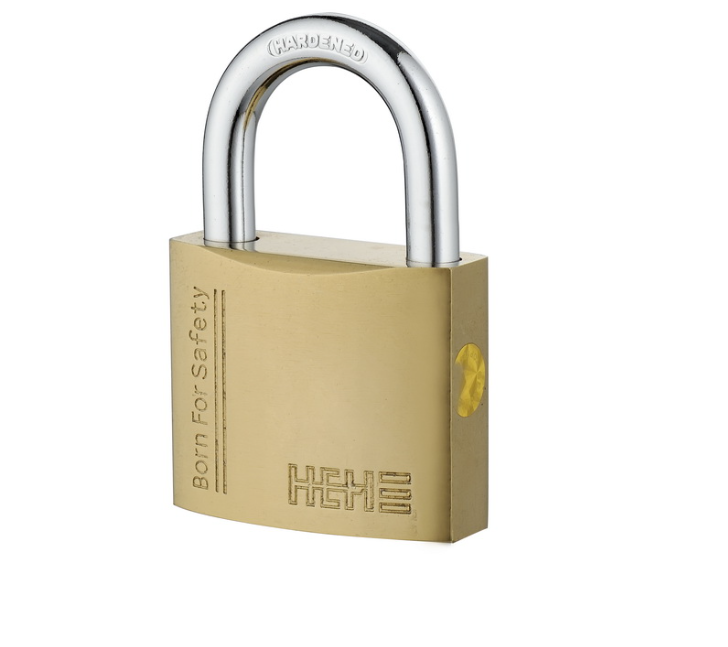 Free Samples Factory OEM High Quality Gold Plated Iron Padlock With Nickel Plated  Iron Keys For Door Lock