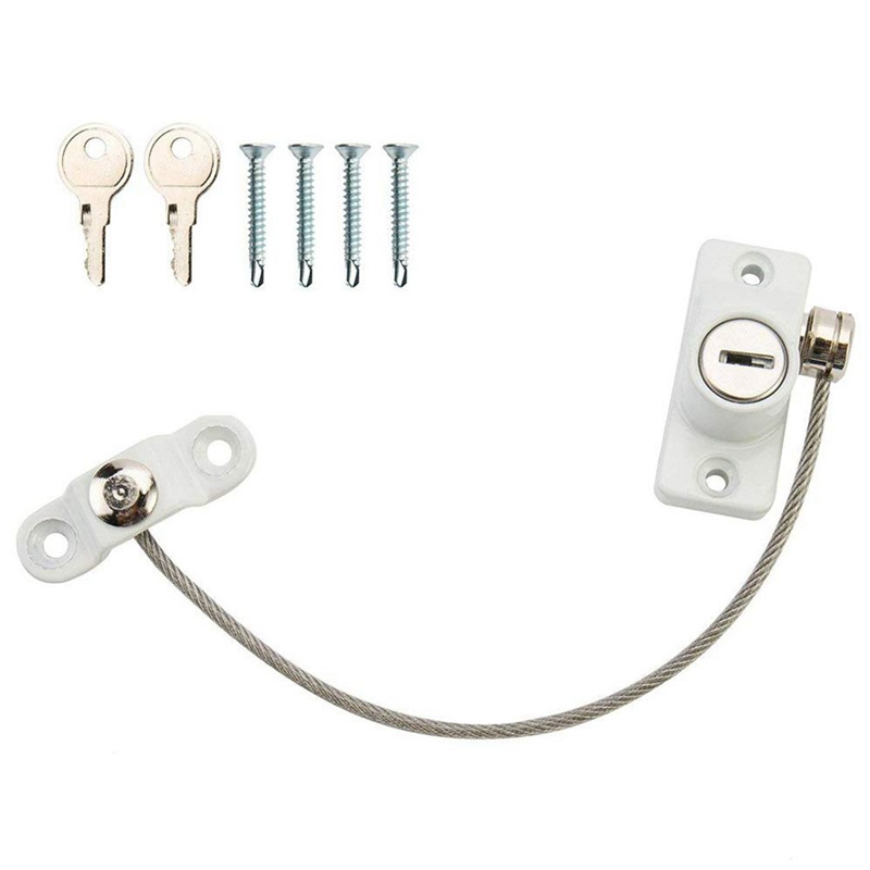 Sliding Window Lock Children Stainless Steel Lock Latches Door Security Latches Restrictor With Padlock Set Hardware