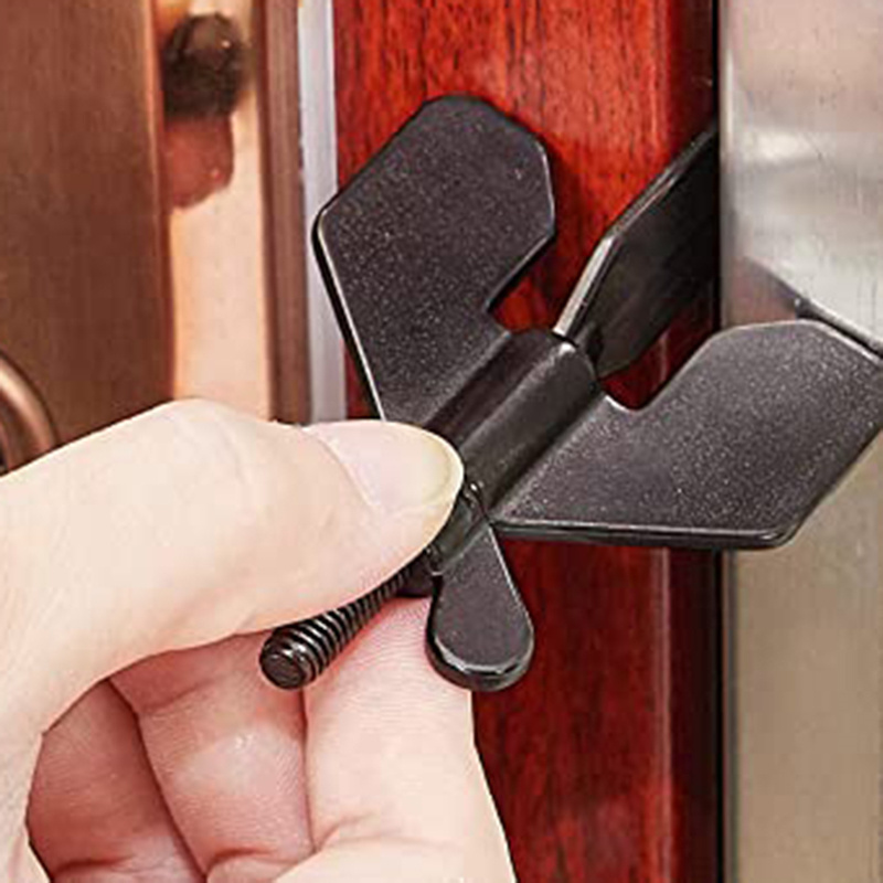 Portable Hotel Door Lock Live Alone Self-defense Door Stop Travel Anti-theft Door Stopper Childproof