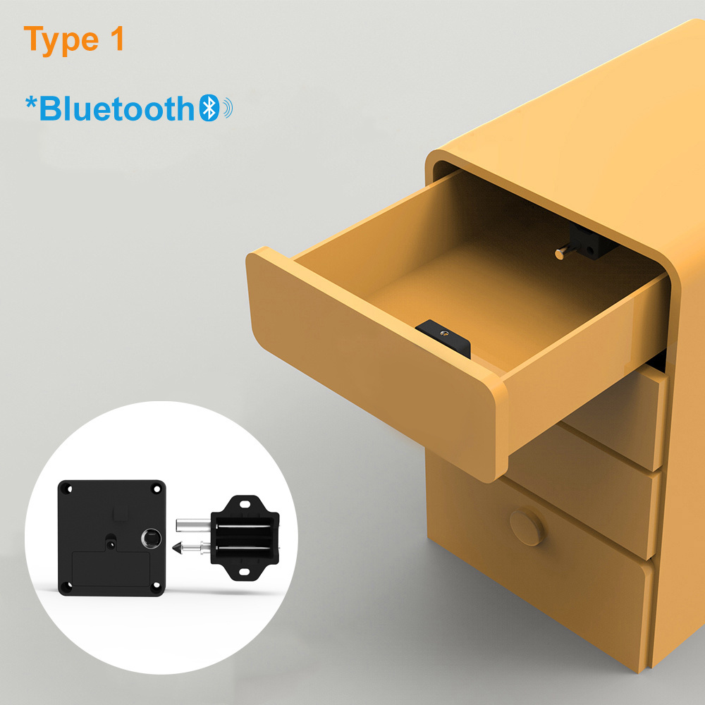 Ble Unlock Modes Desk Drawer Rfid Bluetooths Locks Metal Cabinet Lock Baby Cabinet Lock