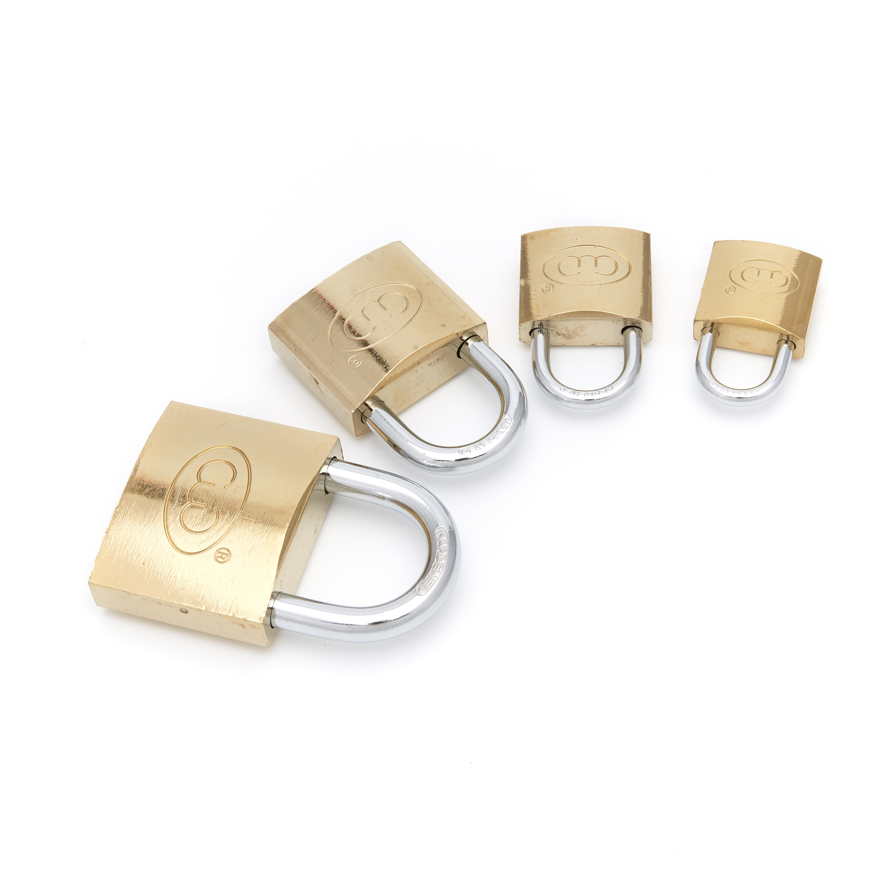 Top Security Customized 30mm 50mm 60mm 70mm Steel Shackle Pad Lock Brass Padlock