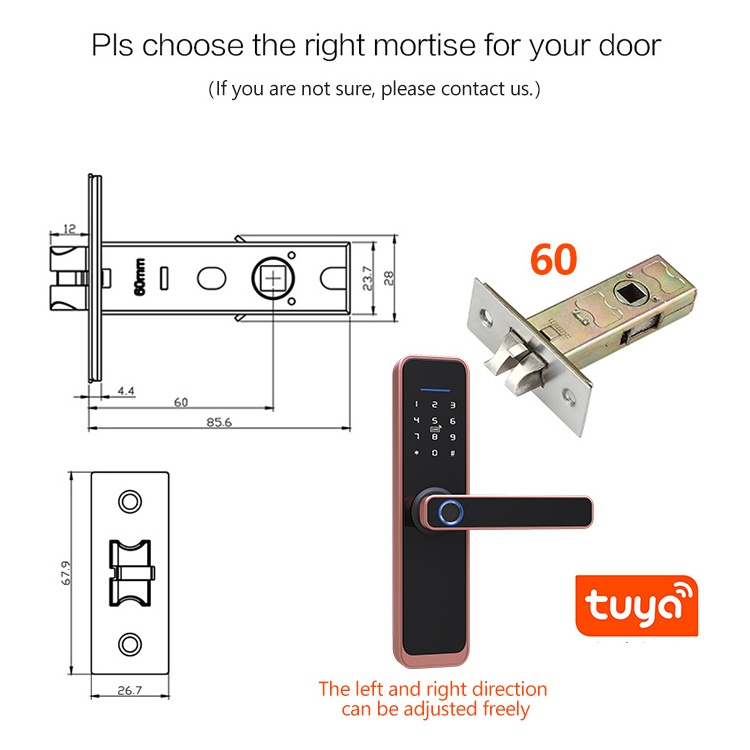 Safety Usb Port Lock X5 Model Home Wifi Locks Door Lock Without Fingerprint App