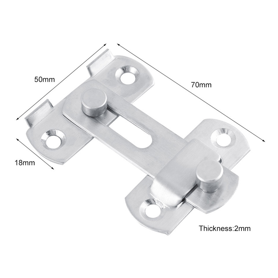 Stainless Steel Hasp Lock Sliding Door Window Cabinet Locks Home Hotel Security Pull Cabinet Home Hardware