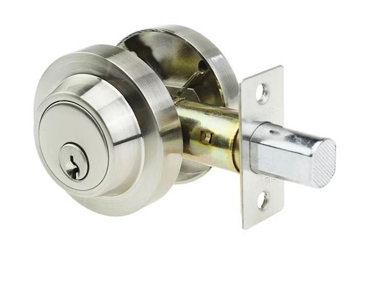 High Quality Heavy Duty Deadbolt With Single Brass Cylinder Zinc Alloy Roseset Door Lock Rs101