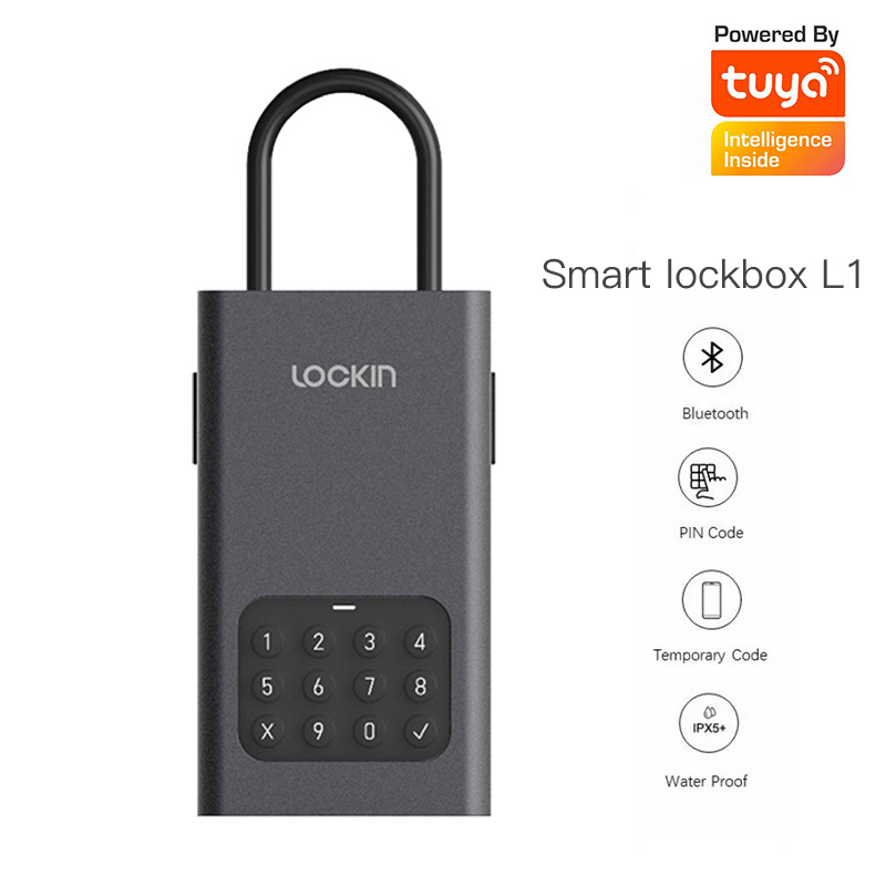 Loock L1 Waterproof Safe Lock Box App Connected Storage Wall Mounted Remote Password Control Large Lockbox