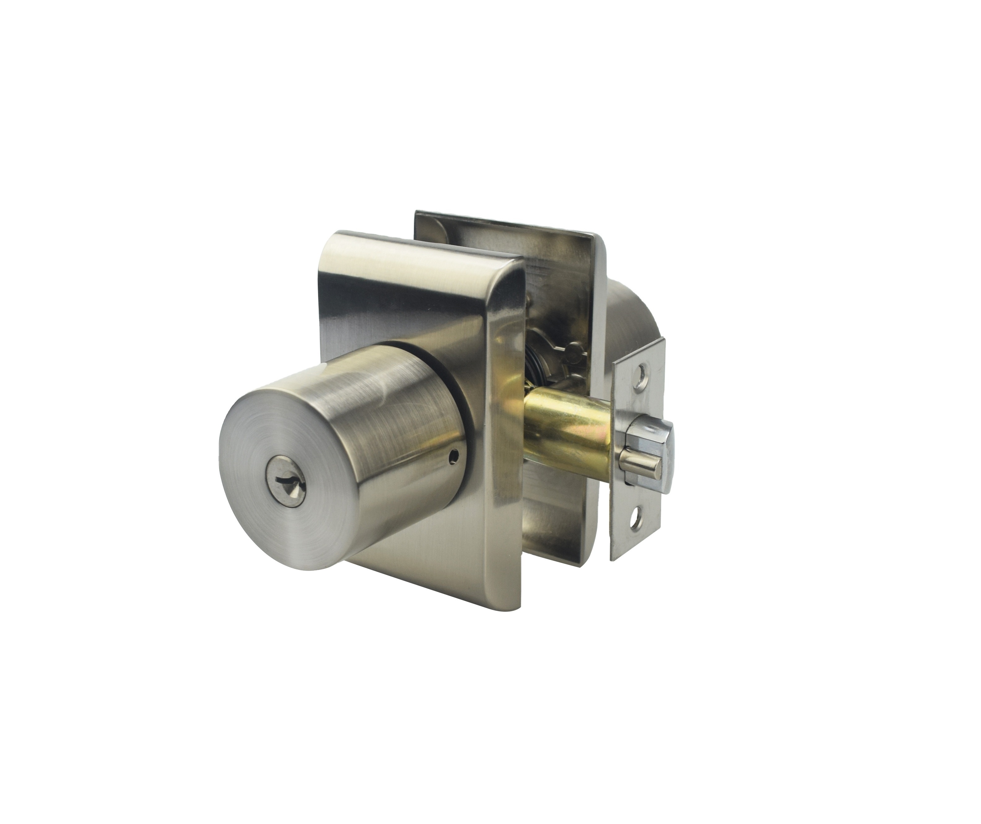 High Quality Heavy Duty Deadbolt With Single Brass Cylinder Zinc Alloy Roseset Door Lock Rs101