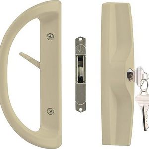 New Design Security Door Lock Sliding Patio Door Handle Set With Key Cylinder And Mortise Lock For Push Door Easily