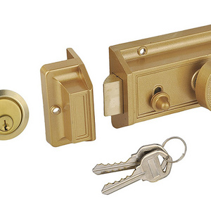 2023 Home Door Lock With  Gold Zinc Alloy Or Iron Security Locks And  Rim Locks Suitable 35-55mm  For Entrance And Building