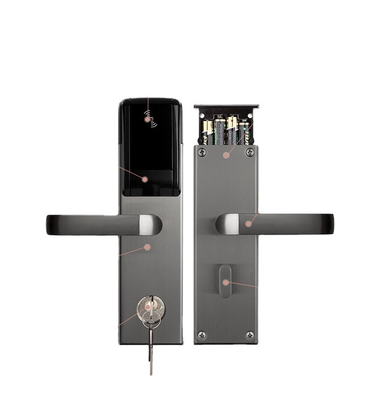 Locstar Safe Intelligent Rfid Card Reader Digital Combination Hotel Locking System Aluminium Hotel Door Lock