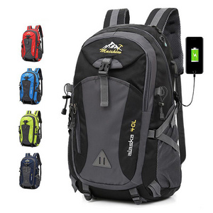 Sports Backpack Bag Wholesale Cheap Price 40l Outdoor Black Waterproof Custom Hiking Backpack