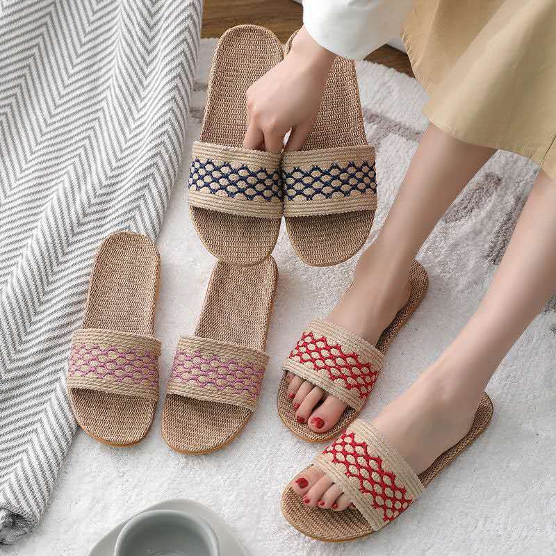 New Selling Mesh Style Chinese Sublimation Printed Women House Slippers Shoes