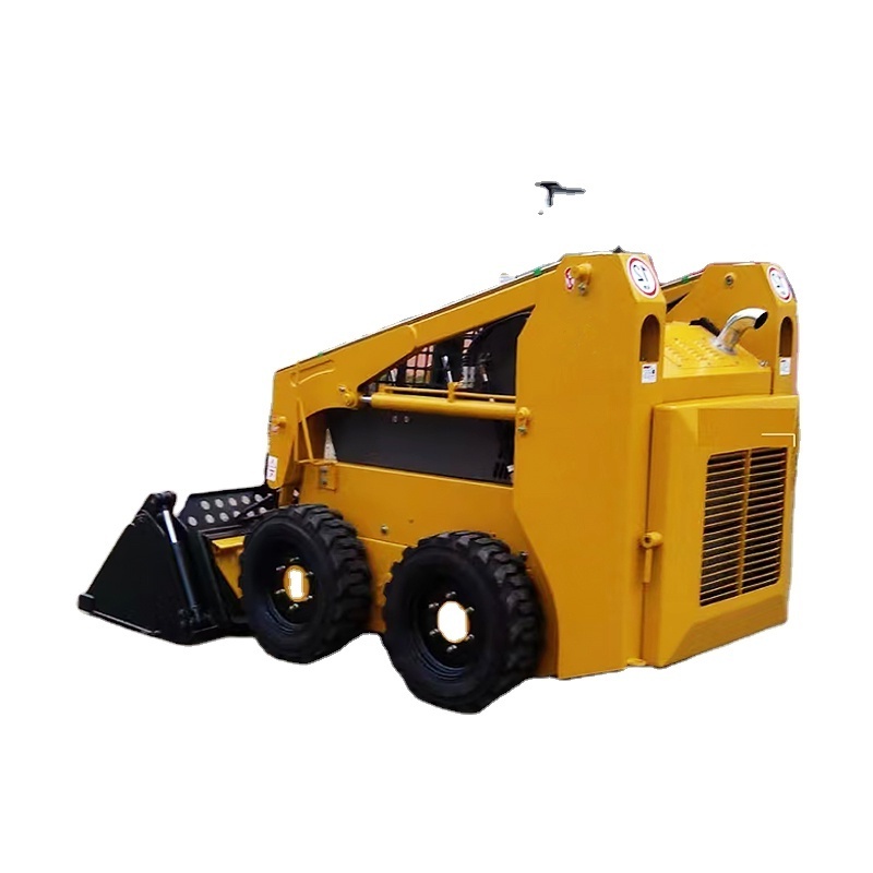 High Efficiency Mini Skid Steer Loader with Tracked Small Tracked Snow Plow Unique Operating Skid Steer Loader