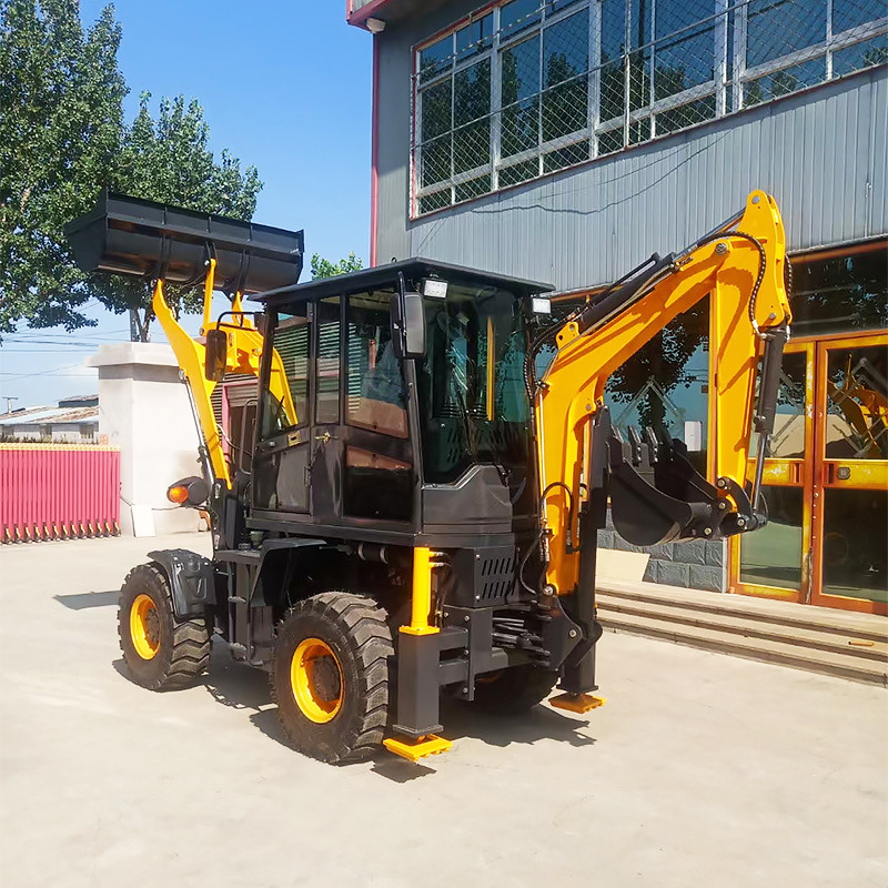 2023 Hot sale Mini Tractor Backhoe Loader Cheapest small Backhoe Loader 4x4 Small farm Excavator Digger Backhoe Loader