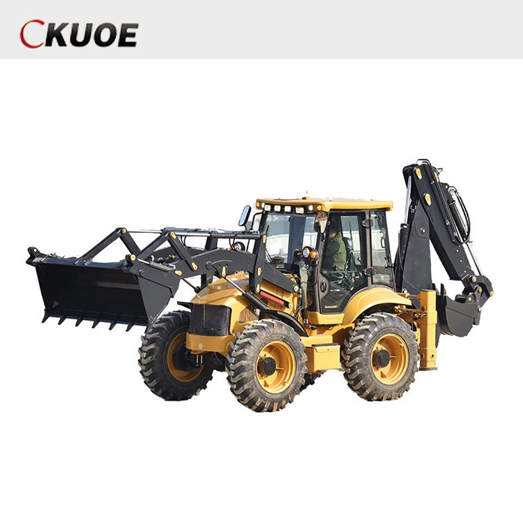 New 2 Ton Wheel Drive Backhoe Front Loader EPA Engine Cat 4x4 backhoe loader with Weichai Brand