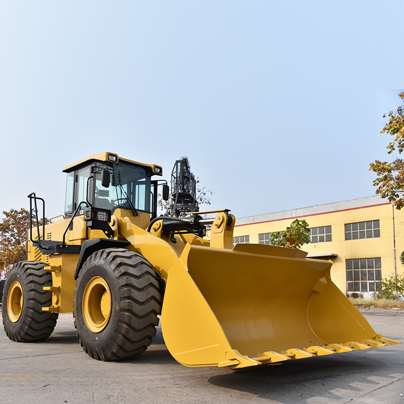 Factory direct sales CE approved  wheel loader 6 ton  4x4 tire loader for sale