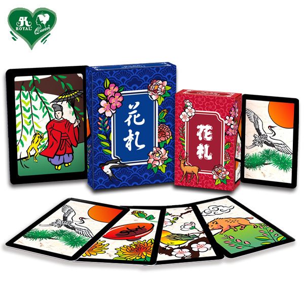 Mini size Plastic Hanafuda Japanese Flower Playing Card Games