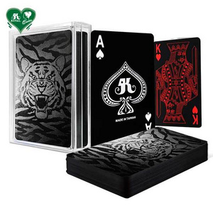 Black background Hidden Series with special Varnish Graphic Poker Playing Card