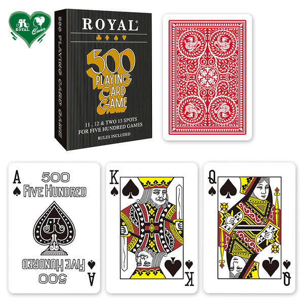 ROYAL 500 Game Paper Playing Game Cards for Adult